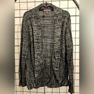 Women's Black and Gray Sweater